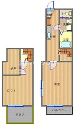 ソレイユ橋口の物件間取画像